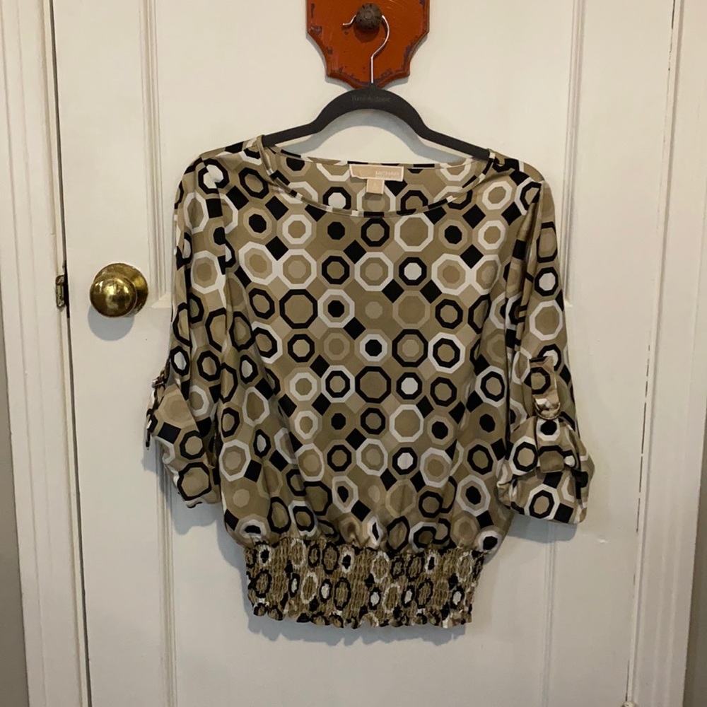 Michael Kors silk blouse.